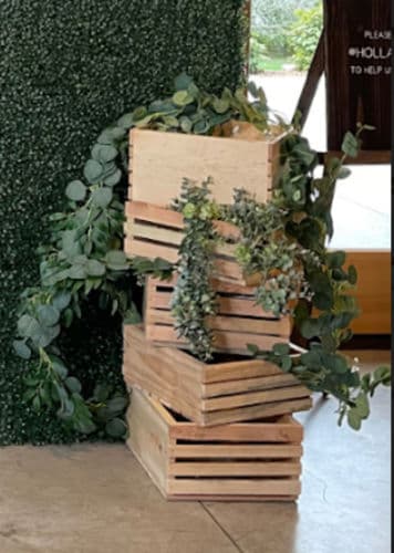 (10) Wooden Crates