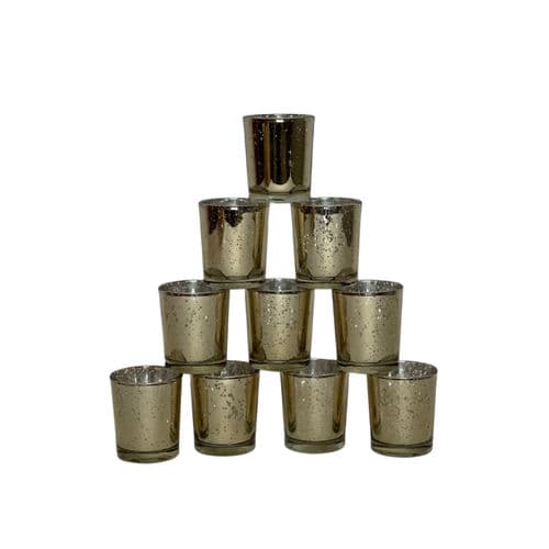 (72) Gold Mercury Votives