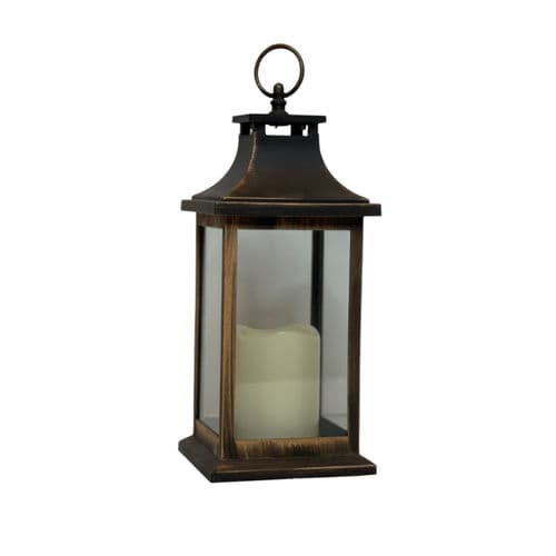 Bronze Lanterns with Candles