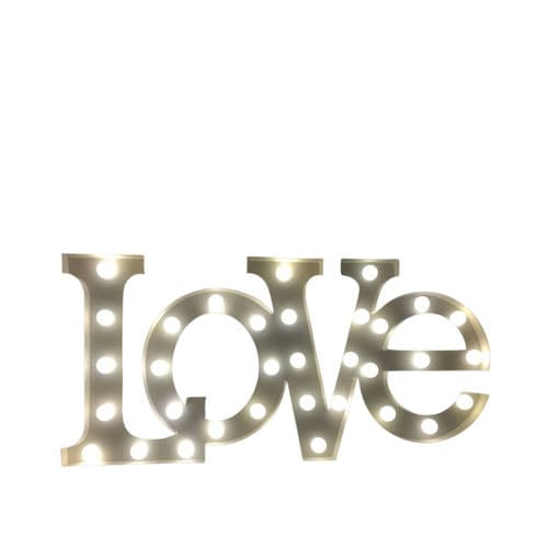 LOVE light up sign